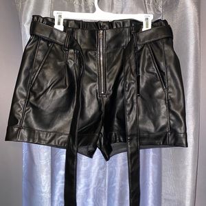 Leather Shorts